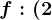 f:(2;\infty )--> \mathbbR, f(x)=\ln\fracx+1x-2