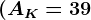 (AK=39; AO=16; ACl=35,5)
