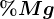 %Mg