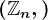(\mathbbZn,+)
