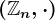 (\mathbbZn,\cdot)