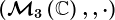 (\mathcalM3\left ( \mathbbC \right ),+,\cdot)