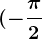 (-\frac\pi 2;\frac\pi 2)