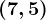 (7,5)