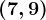 (7,9)