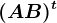 (A+B)^t