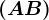 (AB)