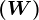 (W)