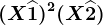 (X+\widehat1)^2(X+\widehat2)