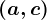 (a,c)