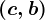 (c,b)
