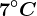 +7^\circ C
