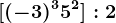 [(-3)^3+5^2]:2