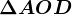 \Delta AOD
