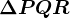 \Delta PQR