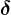 \delta