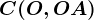 \dpi100 C(O,OA)