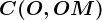 \dpi100 C(O,OM)