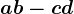 \dpi120 ab-cd