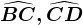 \fncm \widehatBC,\widehatCD