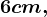 \fncm 6cm,