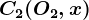 \fncm C2(O2,x)