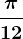 \frac\pi 12