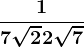 \frac17\sqrt2+2\sqrt7