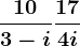 \frac103-i+\frac174+i
