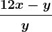 \frac12x-yy