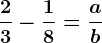 formula