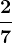 \frac27