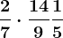 \frac27 \cdot \frac149+ \frac15