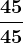 \frac4545