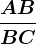\fracABBC