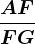 \fracAFFG