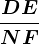 \fracDENF