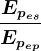 \fracEpesEpep