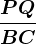 \fracPQBC