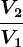 \fracV2V1