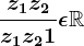 \fracz1+z2z1z2+1\epsilon \mathbbR