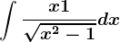 \int \fracx+1\sqrtx^2-1dx