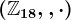 \left(\mathbbZ18,+,\cdot\right)