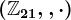 \left(\mathbbZ21,+,\cdot\right)