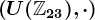 \left(U(\mathbbZ23),\cdot\right)
