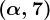 \left ( \alpha ,7 \right )