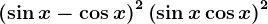 \left ( \sin x-\cos x \right )^2+\left ( \sin x+\cos x \right )^2