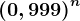 \left ( 0,999 \right )^n