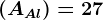 \left ( AAl \right )=27