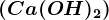 \left ( Ca(OH)2 \right )
